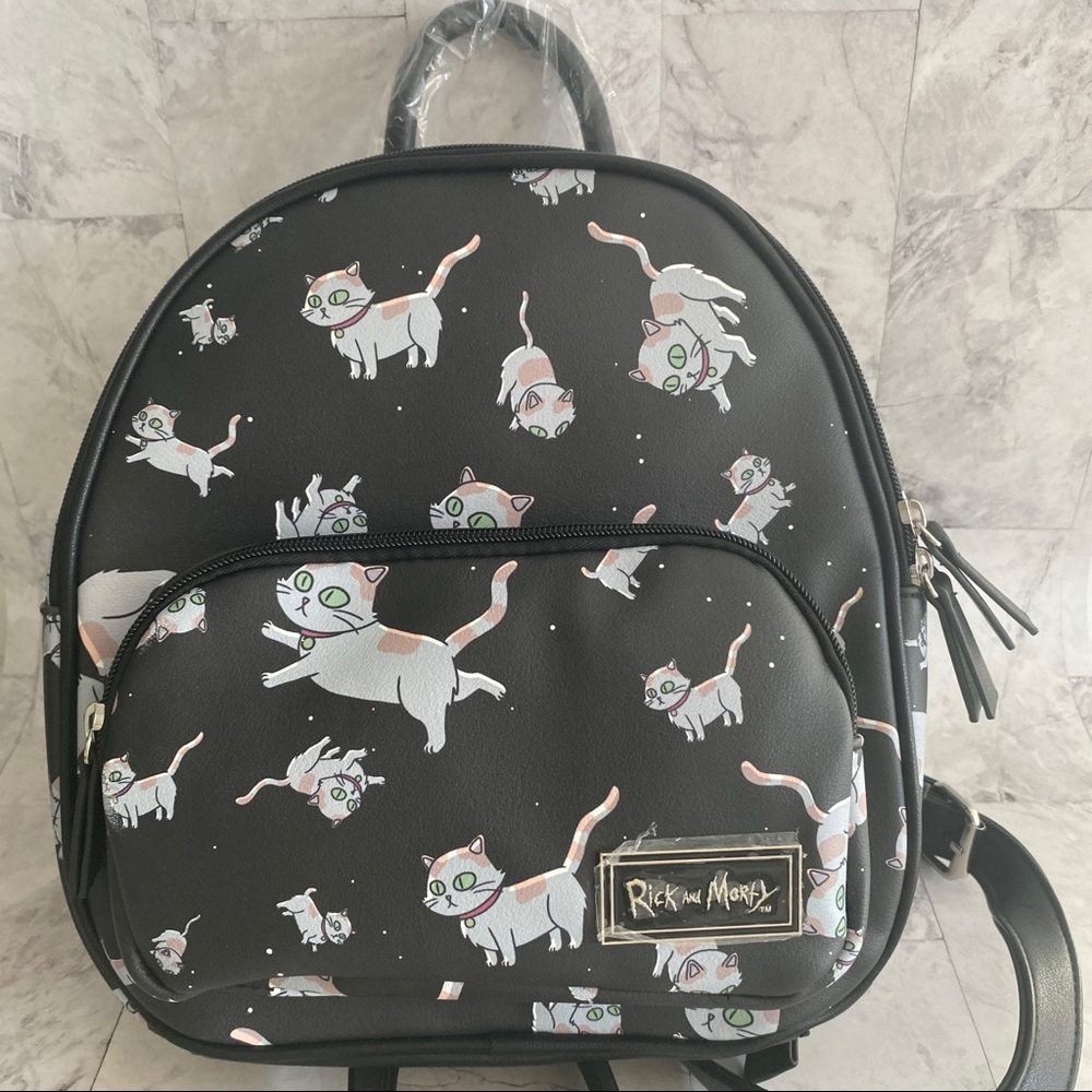 NWT Rick & Morty Schrodinger's Cats Mini Backpack - Picture 3 of 10